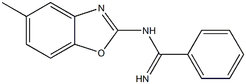 N1-(5-Methylbenzoxazol-2-yl)benzamidine Structure