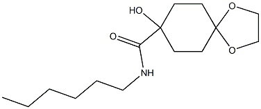  N-Hexyl-1-hydroxy-4,4-(ethylenedioxy)cyclohexanecarboxamide