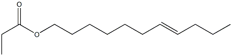 Propionic acid 7-undecenyl ester Structure