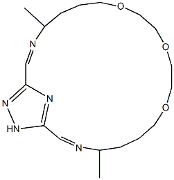 3,5-Oxybis[ethyleneoxy(3,1-propanediyl)(ethylimino)methylene]-1H-1,2,4-triazole Structure