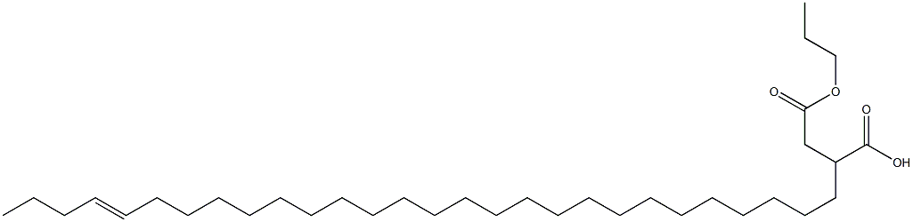 2-(24-Octacosenyl)succinic acid 1-hydrogen 4-propyl ester Structure