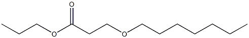 3-Heptyloxypropionic acid propyl ester|
