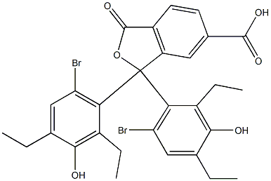 1,1-Bis(6-bromo-2,4-diethyl-3-hydroxyphenyl)-1,3-dihydro-3-oxoisobenzofuran-6-carboxylic acid