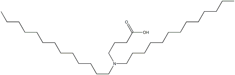 4-(Ditridecylamino)butyric acid,,结构式