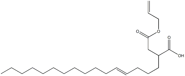 2-(4-ヘキサデセニル)こはく酸1-水素4-アリル 化学構造式
