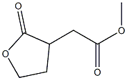 テトラヒドロ-2-オキソフラン-3-酢酸メチル 化学構造式