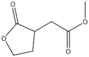 2-Oxotetrahydrofuran-3-acetic acid methyl ester Struktur