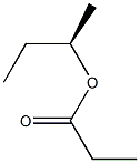 (-)-Propionic acid (R)-sec-butyl ester Structure