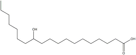 12-Hydroxynonadecanoic acid,,结构式