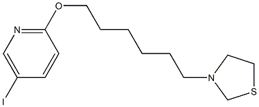  5-Iodo-2-[[6-(3-thiazolidinyl)hexyl]oxy]pyridine