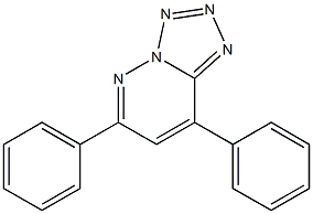 6-(Phenyl)-8-phenyltetrazolo[1,5-b]pyridazine 结构式