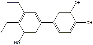  4',5'-Diethyl-1,1'-biphenyl-3,3',4-triol