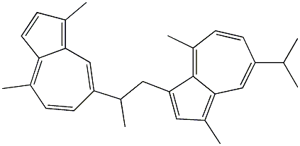 1,4-Dimethyl-7-[1-methyl-2-(1,4-dimethyl-7-isopropylazulen-3-yl)ethyl]azulene|
