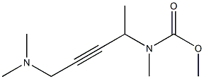 N-Methyl-N-[1-methyl-4-dimethylamino-2-butynyl]carbamic acid methyl ester