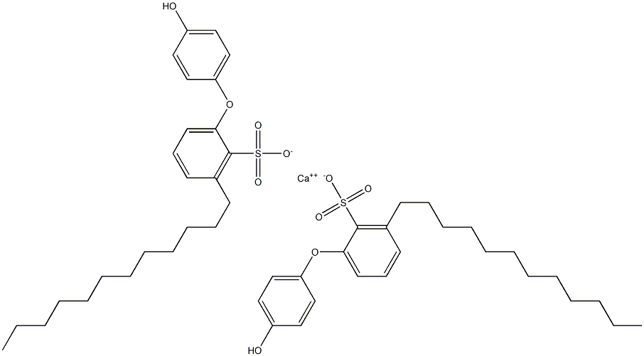  Bis(4'-hydroxy-3-dodecyl[oxybisbenzene]-2-sulfonic acid)calcium salt