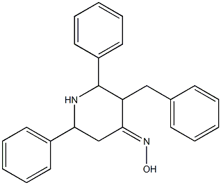 2,6-Diphenyl-3-benzylpiperidin-4-one oxime