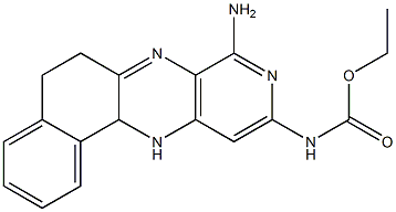 N-[(8-Amino-5,6,12,12a-tetrahydro-7,9,12-triazabenz[a]anthracen)-10-yl]carbamic acid ethyl ester Structure