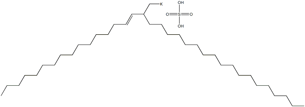 Sulfuric acid 2-(1-hexadecenyl)icosyl=potassium ester salt