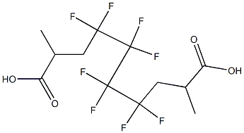 2,9-Dimethyl-4,4,5,5,6,6,7,7-octafluorodecanedioic acid,,结构式