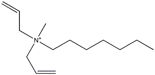 Di(2-propenyl)(methyl)(heptyl)aminium|