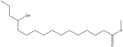 13-Hydroxyhexadecanoic acid methyl ester,,结构式