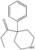 1-(4-Phenyl-4-piperidinyl)-1-propanone,,结构式
