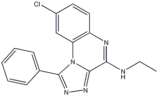 4-Ethylamino-8-chloro-1-phenyl[1,2,4]triazolo[4,3-a]quinoxaline