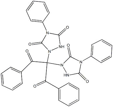 1,1'-(Dibenzoylmethylene)bis(4-phenyl-1,2,4-triazolidine-3,5-dione)