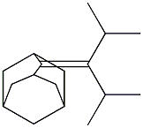 2-[2-Methyl-1-(1-methylethyl)propylidene]adamantane Structure