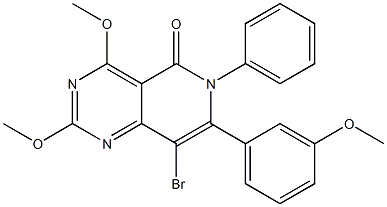  2,4-Dimethoxy-8-bromo-6-phenyl-7-(3-methoxyphenyl)pyrido[4,3-d]pyrimidin-5(6H)-one