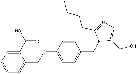  2-[4-(2-Butyl-5-hydroxymethyl-1H-imidazol-1-ylmethyl)phenoxymethyl]benzoic acid