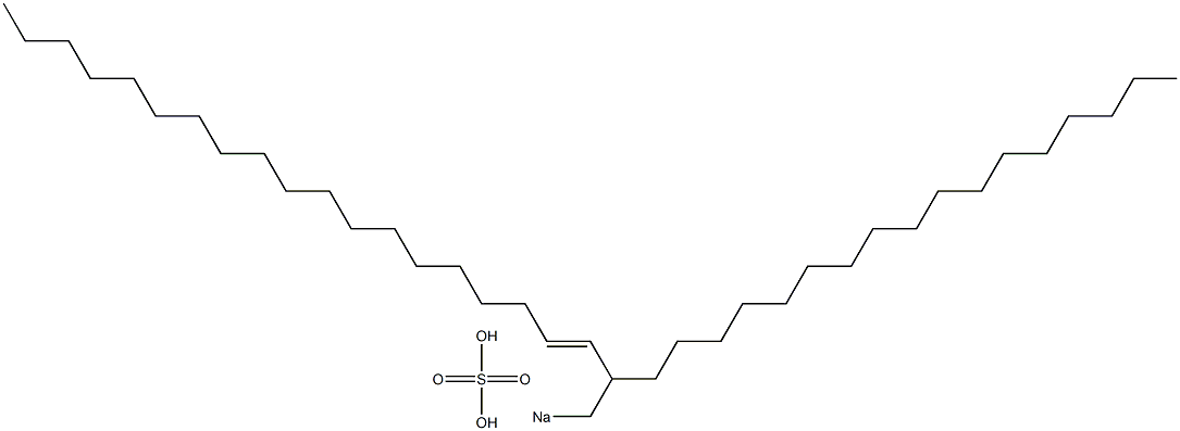 Sulfuric acid 2-heptadecyl-3-henicosenyl=sodium ester salt