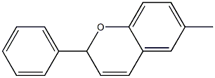 6-Methyl-2-phenyl-2H-1-benzopyran,,结构式