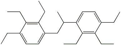 4,4'-(1,2-Propanediyl)bis(1,2,3-triethylbenzene) Structure