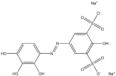 2-Hydroxy-5-[(2,3,4-trihydroxyphenyl)azo]-1,3-benzenedisulfonic acid disodium salt|