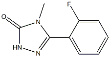 4-Methyl-5-(2-fluorophenyl)-2H-1,2,4-triazol-3(4H)-one