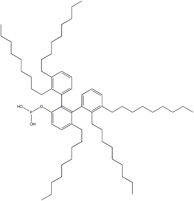 Phosphorous acid bis(2,3-dinonylphenyl)4-nonylphenyl ester Struktur