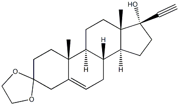  (17R)-3,3-Ethylenebisoxy-17-hydroxypregn-5-en-20-yne