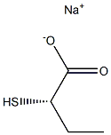 [S,(+)]-2-Mercaptobutyric acid sodium salt Structure