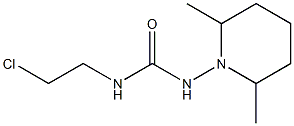 1-(2-Chloroethyl)-3-(2,6-dimethylpiperidino)urea Structure