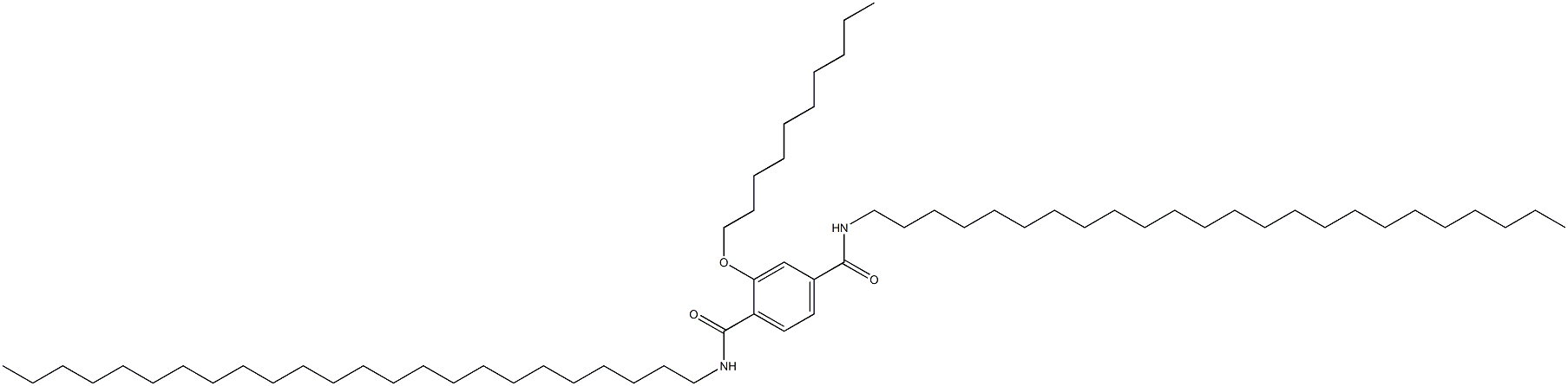 2-(Decyloxy)-N,N'-ditetracosylterephthalamide Structure