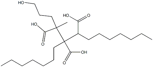 Butane-1,2,3-tricarboxylic acid 3-(3-hydroxypropyl)1,2-diheptyl ester|