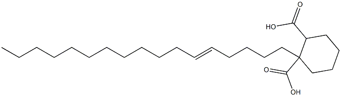 Cyclohexane-1,2-dicarboxylic acid hydrogen 1-(5-heptadecenyl) ester Structure