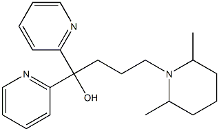  4-(2,6-Dimethyl-1-piperidinyl)-1,1-bis(2-pyridinyl)-1-butanol