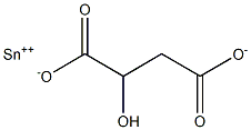 2-Hydroxybutanedioic acid tin(II) salt Structure