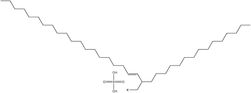 Sulfuric acid 2-pentadecyl-3-docosenyl=potassium ester salt