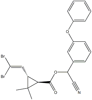 (1R,3S)-3-(2,2-Dibromoethenyl)-2,2-dimethylcyclopropanecarboxylic acid cyano(3-phenoxyphenyl)methyl ester