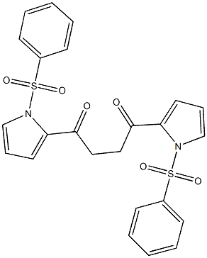 1,4-Bis(1-phenylsulfonyl-1H-pyrrol-2-yl)butane-1,4-dione