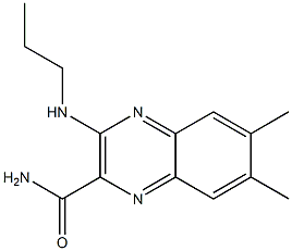 6,7-Dimethyl-3-(propylamino)quinoxaline-2-carboxamide