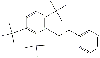 1-(2,3,6-Tri-tert-butylphenyl)-2-phenylpropane 结构式